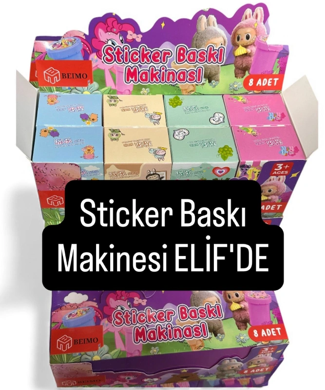 STİCKER BASKI MAKİNESİ TREND ÜRÜN / 8Lİ STANT